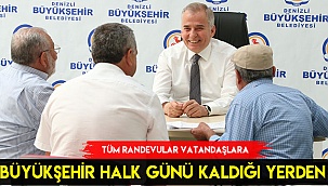 Büyükşehir halk günü kaldığı yerden