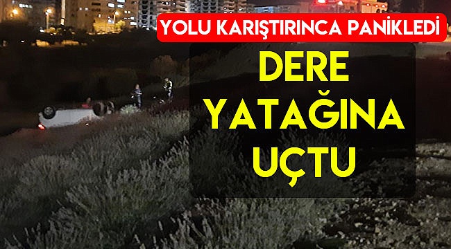 Dere yatağına uçtu