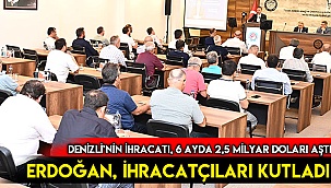 Erdoğan, ihracatçıları kutladı