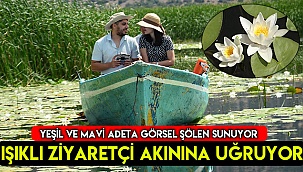 Güzelliğiyle kendine hayran bırakan Işıklı Gölü ziyaretçi akınına uğruyor