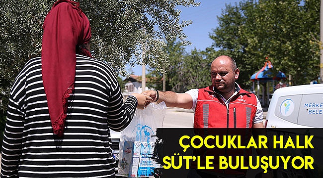 Merkezefendi’de her dört çocuktan üçü halk sütle buluşuyor