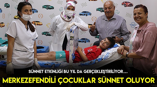 Merkezefendili çocuklar sünnet oluyor