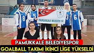 Pamukkale Belediyespor Goalball takımı ikinci lige yükseldi