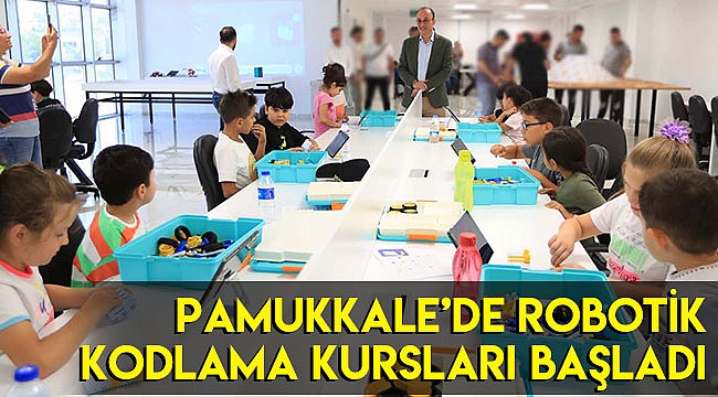 Pamukkale'de robotik kodlama kursları başladı