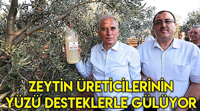 Üreticinin yüzü Büyükşehir destekleri ile gülüyor