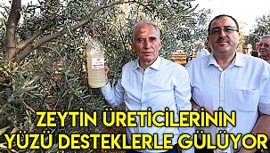 Üreticinin yüzü Büyükşehir destekleri ile gülüyor