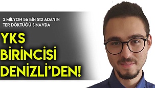 YKS birincisi Denizli'den
