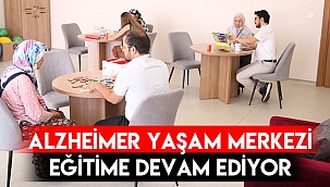 Alzheimer Yaşam Merkezi eğitime devam ediyor