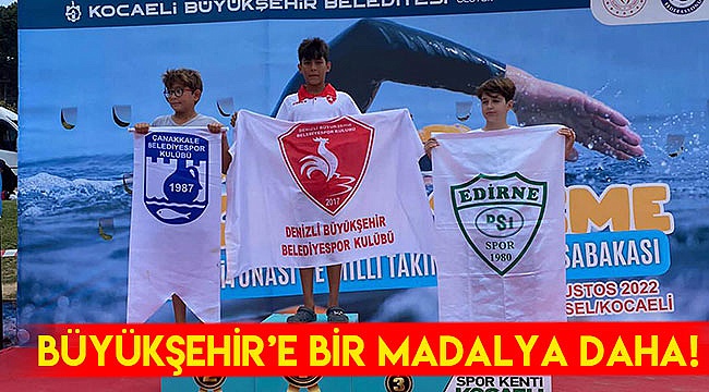 Büyükşehir’e bir madalya daha!