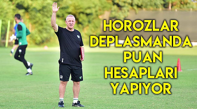 Horozlar deplasmanda puan hesapları yapıyor