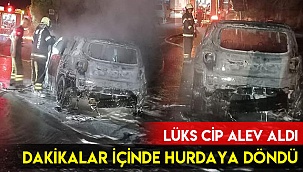 Lüks cip dakikalar içinde hurdaya döndü