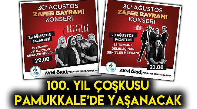 Pamukkale Belediyesi'nden Zafer Bayramı konseri