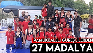 PAMUKKALELİ GÜREŞÇİLERDEN 27 MADALYA