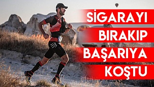 Sigarayı bıraktı başarıya koştu