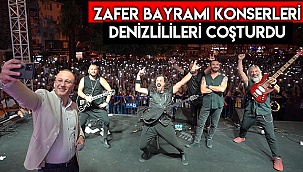 Zafer Bayramı konserleri Denizlilileri coşturdu