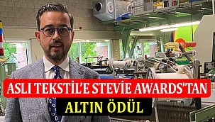 Aslı Tekstil’e Stevie Awards’tan Altın Ödül 