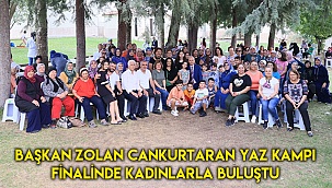 Başkan Zolan Cankurtaran yaz kampı finalinde kadınlarla buluştu