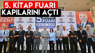Denizli Büyükşehir Belediyesi 5. Kitap Fuarı açıldı