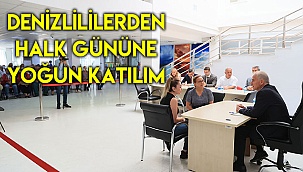 Denizlililerden Halk Gününe yoğun katılım