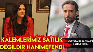 KALEMLERİMİZ SATILIK DEĞİLDİR HANIMEFENDİ