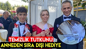 Temizlik tutkunu anneden sıra dışı hediye