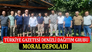 Türkiye Gazetesi Denizli Dağıtım Grubu Moral Depoladı