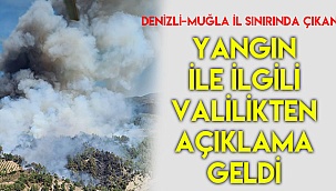 Yangın ile ilgili valilikten açıklama geldi