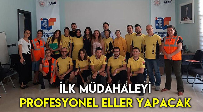 Yaralılara ilk müdahaleyi, profesyoneller yapacak