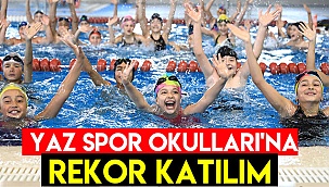 Yaz Spor Okulları'na rekor katılım