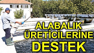 Alabalık üreticilerine destek