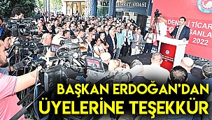 Başkan Erdoğan’dan üyelerine teşekkür