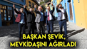 Başkan Şevik, mevkidaşını ağırladı