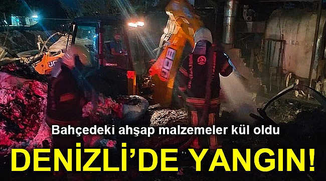 Denizli'de yangın!