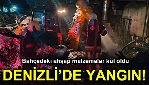 Denizli'de yangın!