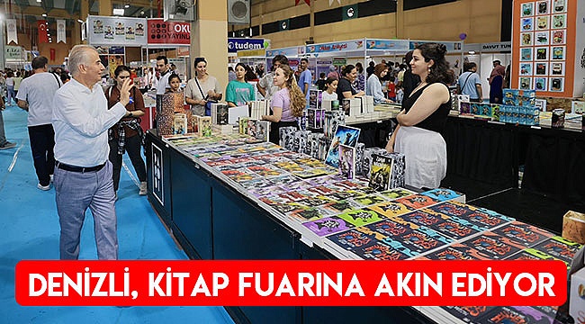 Denizli, kitap fuarına akın ediyor