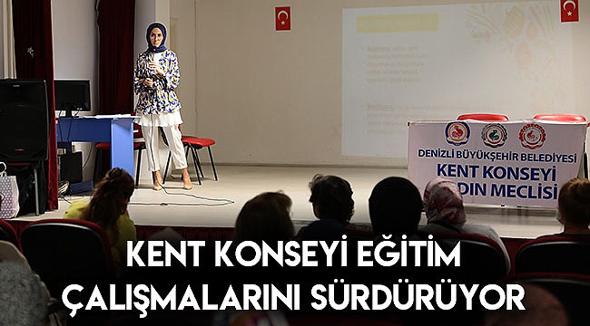 Kent Konseyi eğitim çalışmalarını sürdürüyor