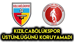 Kızılcabölükspor üstünlüğünü koruyamadı