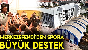 Merkezefendi’den spora büyük destek