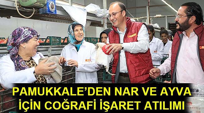 Pamukkale'den nar ve ayva için coğrafi işaret atılımı