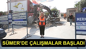 SÜMER MAHALLESİ’NDE ÜST YAPI ÇALIŞMALARI BAŞLADI