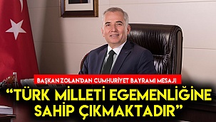 “Türk milleti egemenliğine sahip çıkmaktadır”