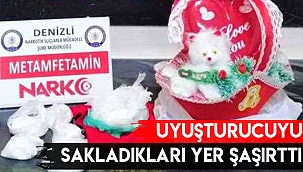 Uyuşturucuyu sakladıkları yer şaşırttı
