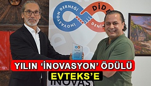 Yılın ‘İnovasyon’ Ödülü Evteks’e 