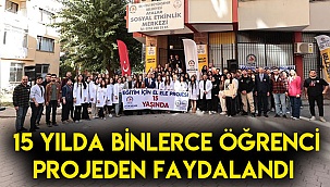 15 yılda binlerce öğrenci projeden faydalandı