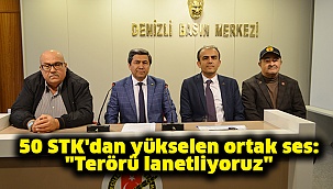 50 STK'dan yükselen ortak ses: 