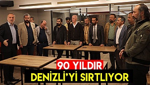 90 YILDIR DENİZLİ'Yİ SIRTLIYOR