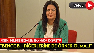 Akışık, delege seçimleri hakkında konuştu