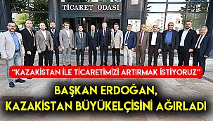Başkan Erdoğan, Kazakistan Büyükelçisini ağırladı