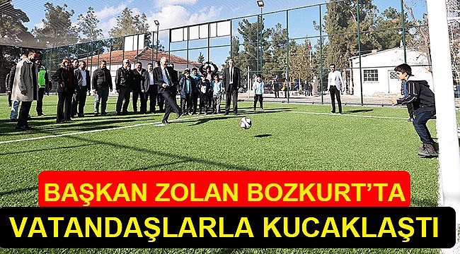 Başkan Zolan Bozkurt’ta vatandaşlarla kucaklaştı