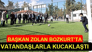 Başkan Zolan Bozkurt’ta vatandaşlarla kucaklaştı